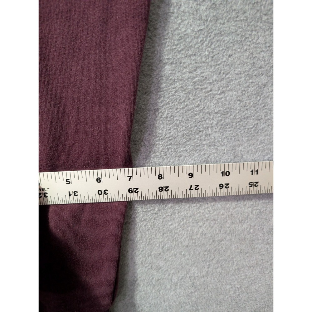 PINK Victoria's Secret Burgundy Jogger Sweatpants Women's Medium Athleisure - Picture 6 of 10